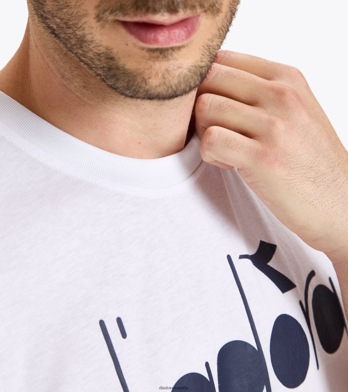 club de camisetas ss 8T8H4Z452 blanco óptico hombres Diadora vestir