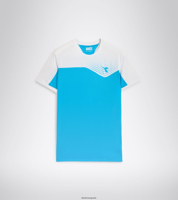 corte de camiseta 8T8H4Z440 fluo real hombres Diadora vestir