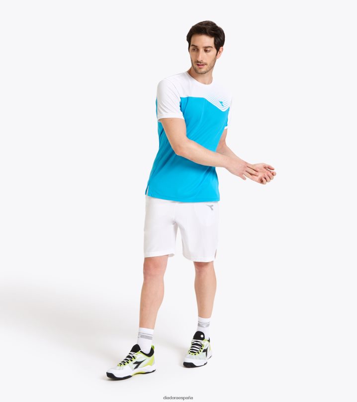 corte de camiseta 8T8H4Z440 fluo real hombres Diadora vestir