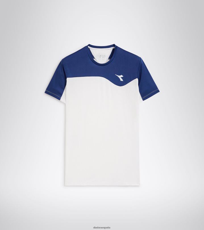 equipo de camiseta 8T8H4Z459 marina saltire hombres Diadora vestir