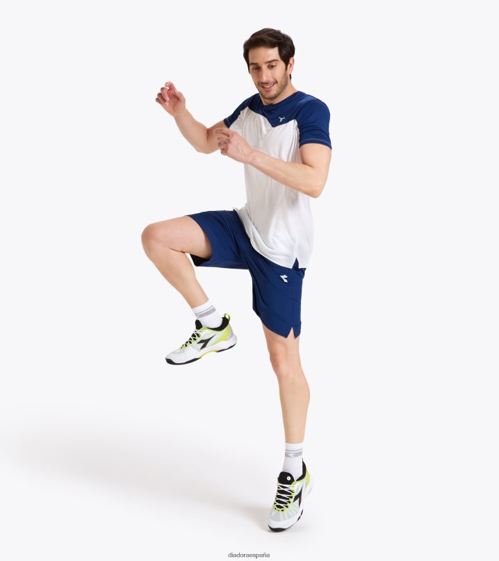 equipo de camiseta 8T8H4Z459 marina saltire hombres Diadora vestir