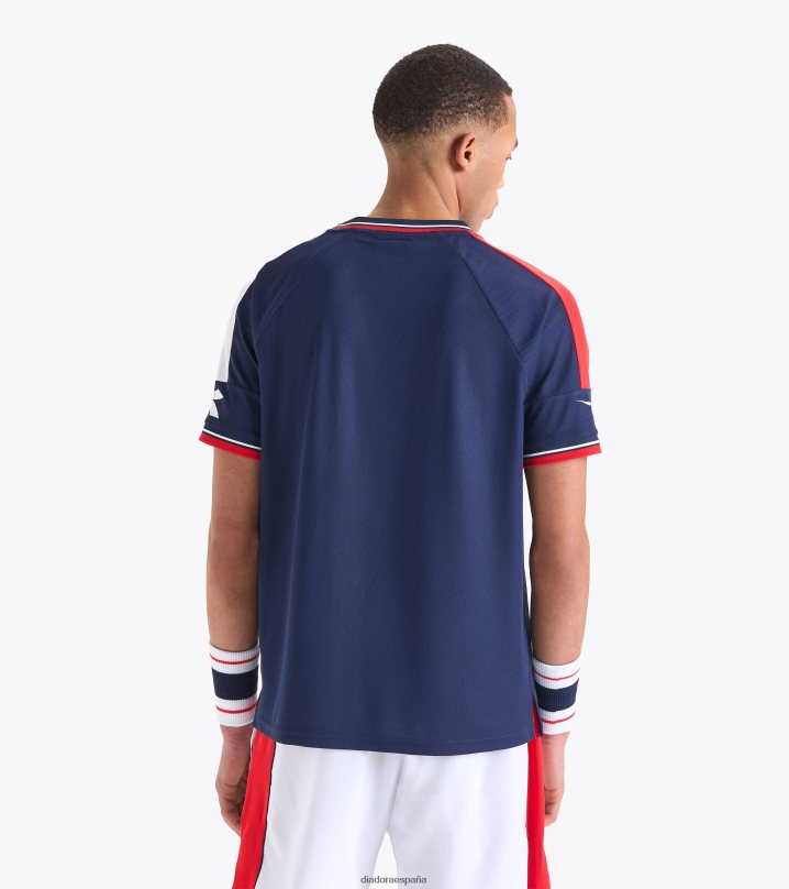 icono de camiseta ss 8T8H4Z330 corsario azul hombres Diadora vestir