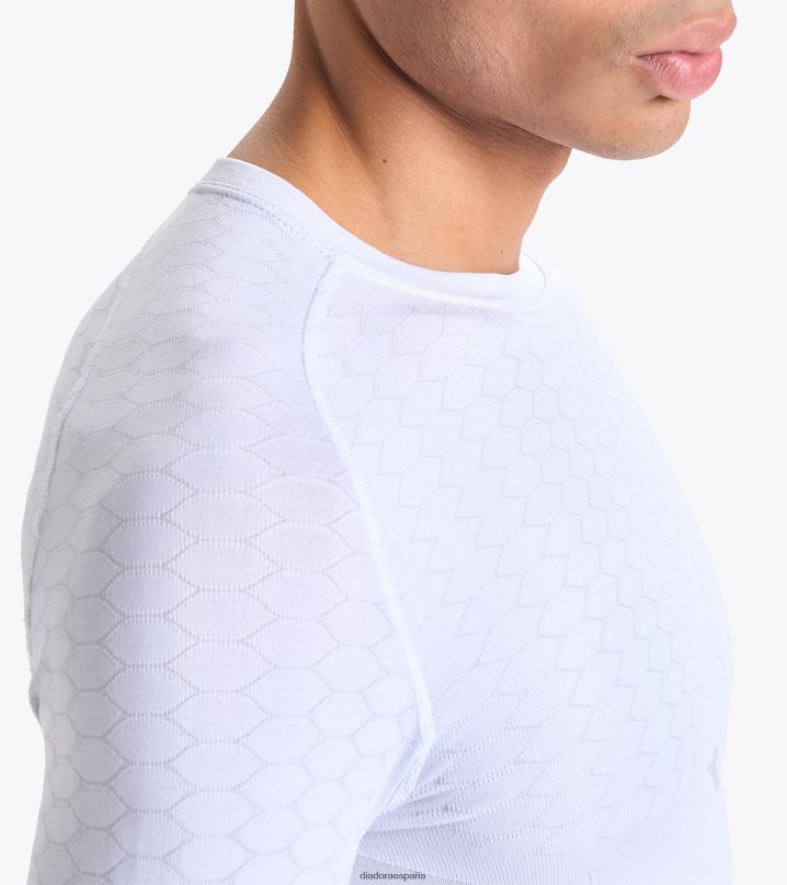 ls acto de camiseta 8T8H4Z378 blanco óptico hombres Diadora vestir