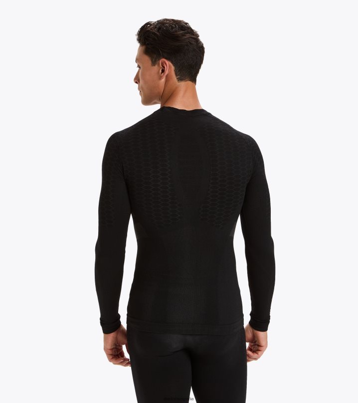 ls acto de camiseta 8T8H4Z379 negro hombres Diadora vestir