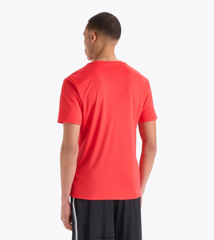 ss camiseta correr 8T8H4Z448 fer.red italia hombres Diadora vestir