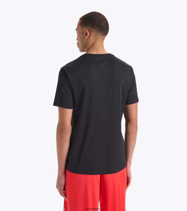 ss camiseta correr 8T8H4Z449 negro hombres Diadora vestir