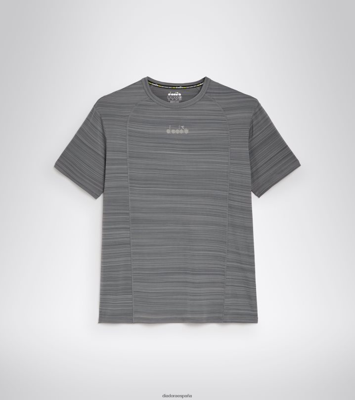 ss camiseta ser un pie 8T8H4Z373 gris acero hombres Diadora vestir