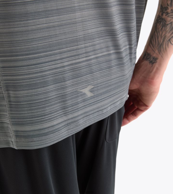 ss camiseta ser un pie 8T8H4Z373 gris acero hombres Diadora vestir