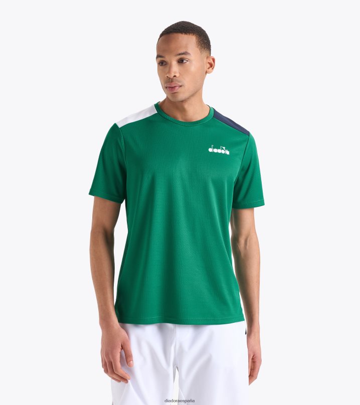ss core camiseta t 8T8H4Z400 golf verde hombres Diadora vestir