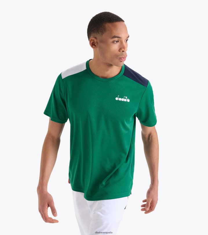 ss core camiseta t 8T8H4Z400 golf verde hombres Diadora vestir
