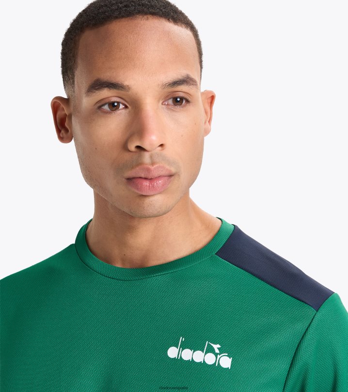 ss core camiseta t 8T8H4Z400 golf verde hombres Diadora vestir