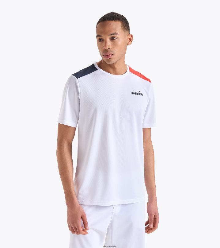 ss core camiseta t 8T8H4Z401 blanco óptico hombres Diadora vestir