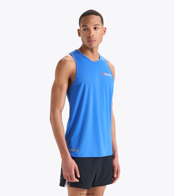 tanque superligero ser uno 8T8H4Z383 fiordaliso azul cielo hombres Diadora vestir