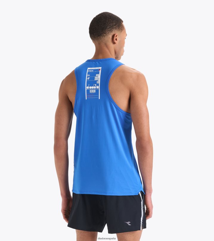 tanque superligero ser uno 8T8H4Z383 fiordaliso azul cielo hombres Diadora vestir