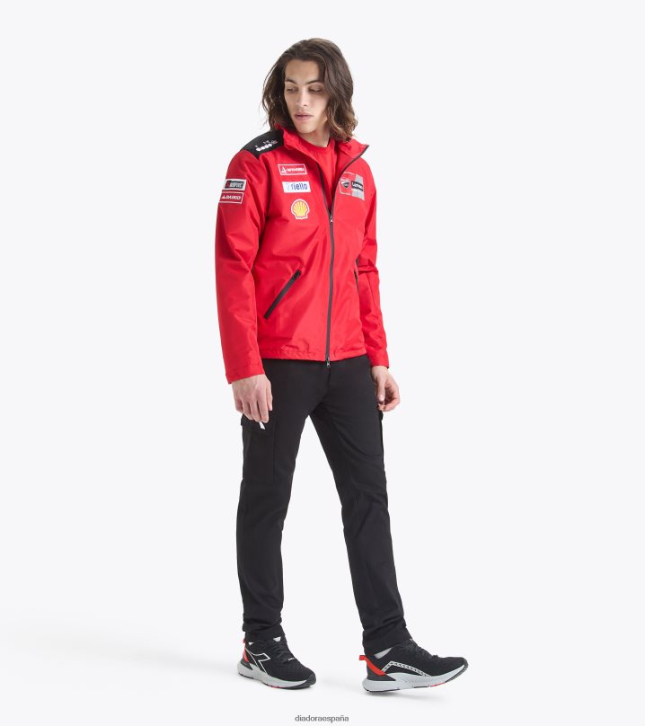 chaqueta ducati réplica mgp23 8T8H4Z121 ducati mgp rojo/negro hombres Diadora vestir