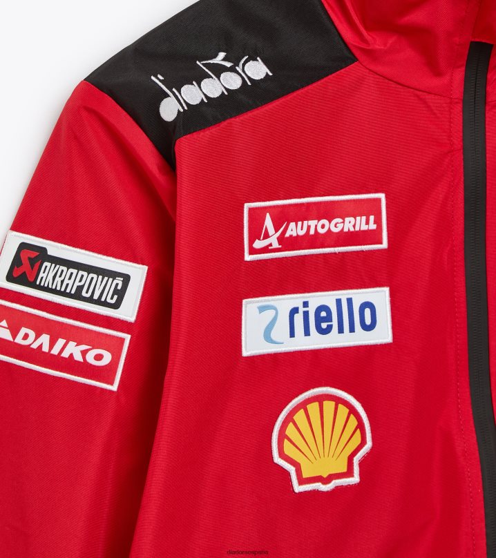 chaqueta ducati réplica mgp23 8T8H4Z121 ducati mgp rojo/negro hombres Diadora vestir