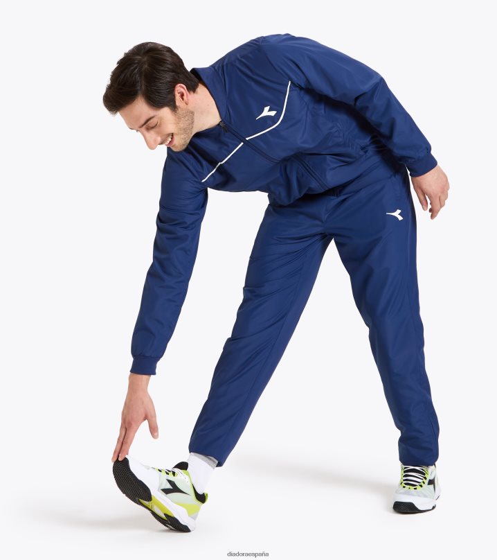 corte de chaqueta 8T8H4Z386 marina saltire hombres Diadora vestir