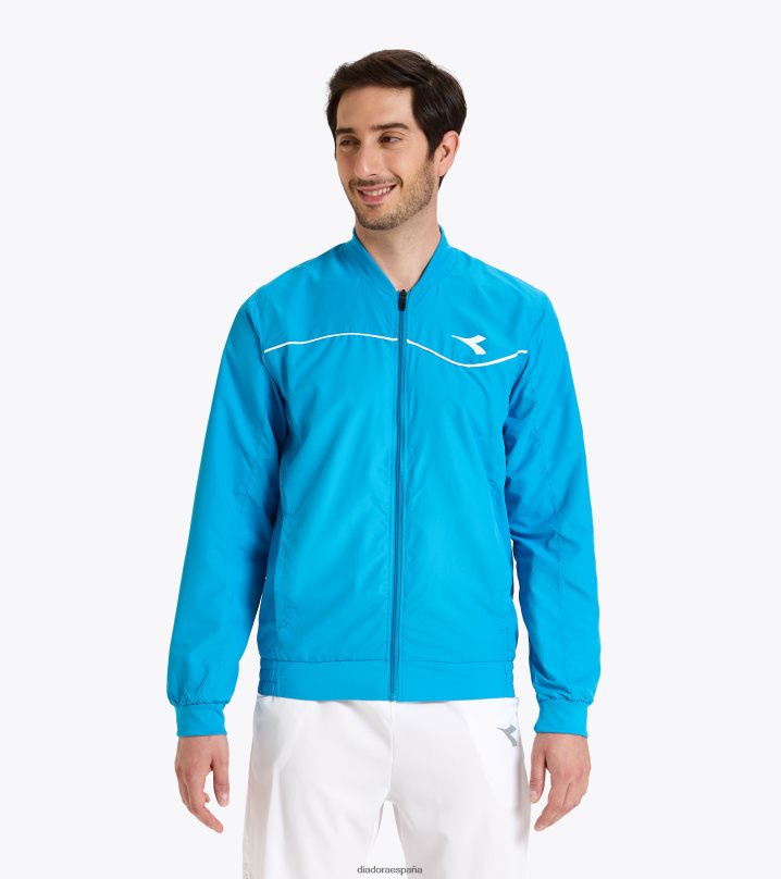 corte de chaqueta 8T8H4Z388 fluo real hombres Diadora vestir