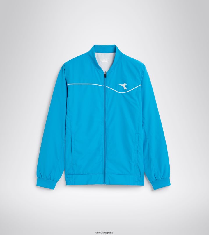 corte de chaqueta 8T8H4Z388 fluo real hombres Diadora vestir