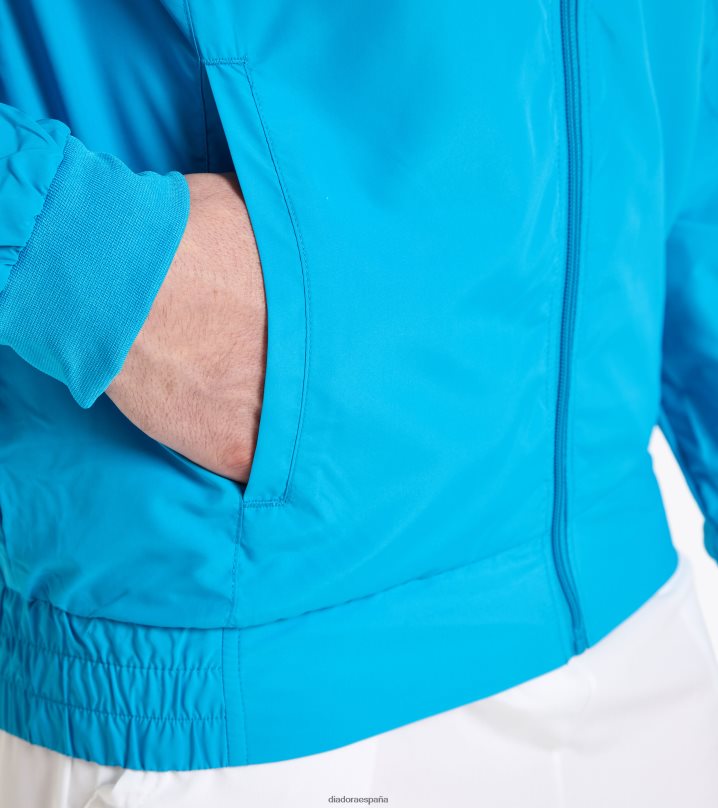 corte de chaqueta 8T8H4Z388 fluo real hombres Diadora vestir