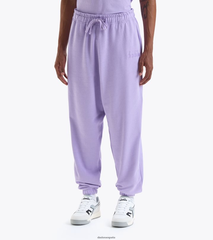 logotipo de spw del pantalón 8T8H4Z294 Rosa purpura hombres Diadora vestir