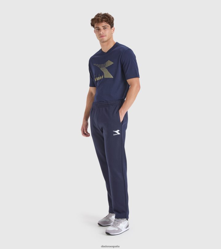 núcleo de los pantalones 8T8H4Z408 azul marino clásico hombres Diadora vestir