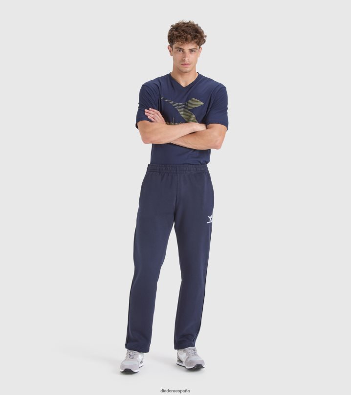 núcleo de los pantalones 8T8H4Z408 azul marino clásico hombres Diadora vestir