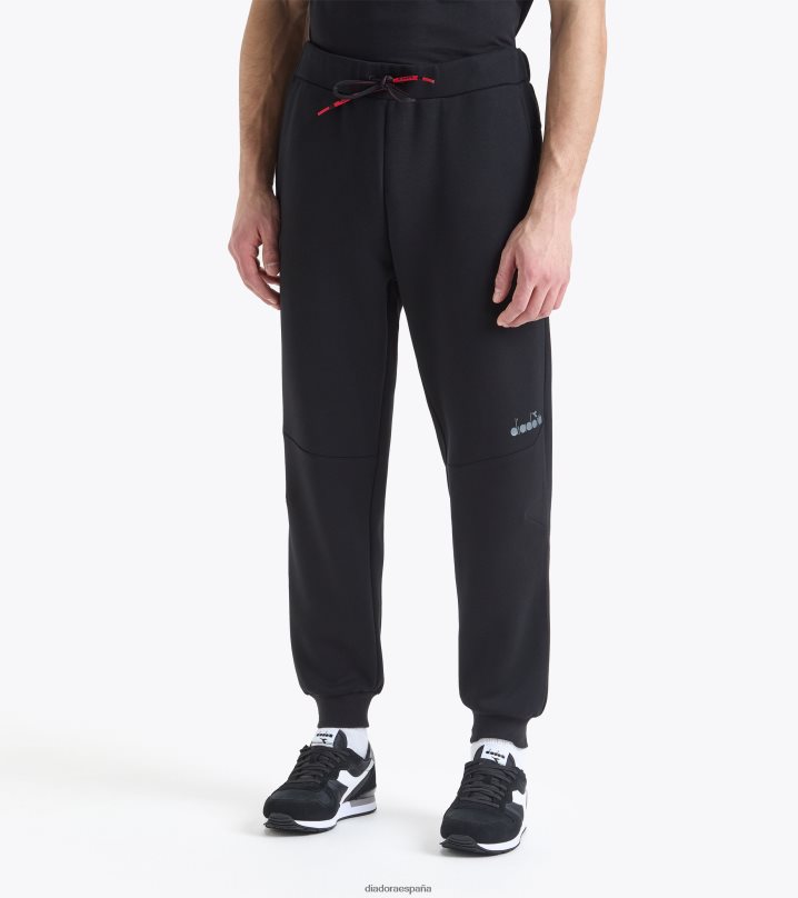 pantalón urbanidad 8T8H4Z233 negro hombres Diadora vestir