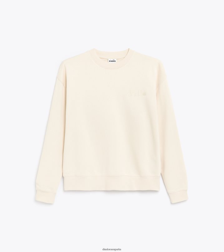 logotipo de spw de la tripulación de la sudadera 8T8H4Z279 cisne blanco hombres Diadora vestir