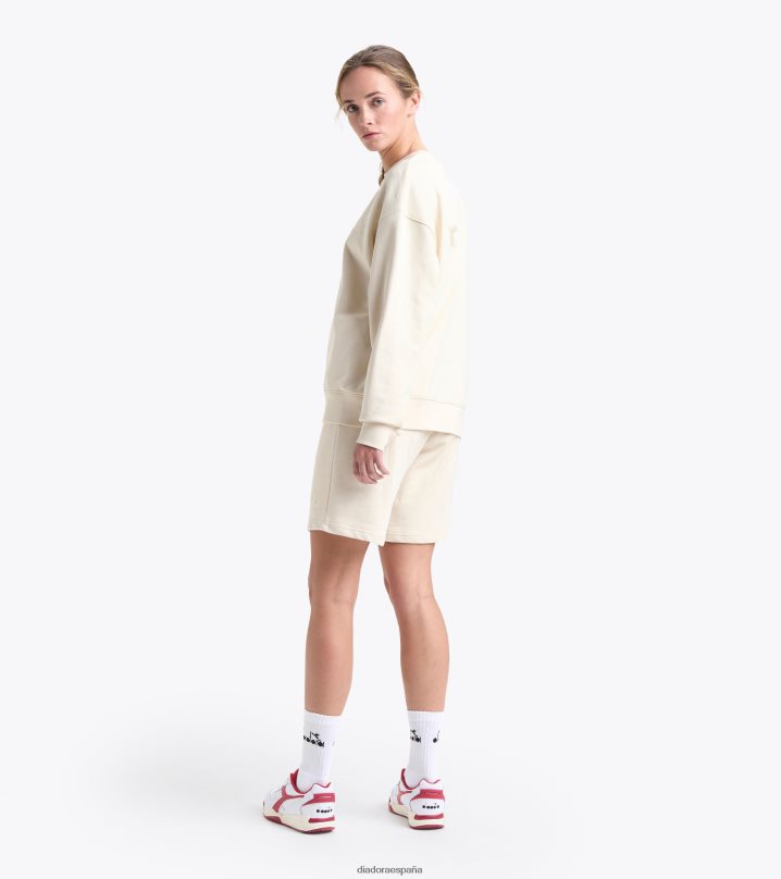 logotipo de spw de la tripulación de la sudadera 8T8H4Z279 cisne blanco hombres Diadora vestir