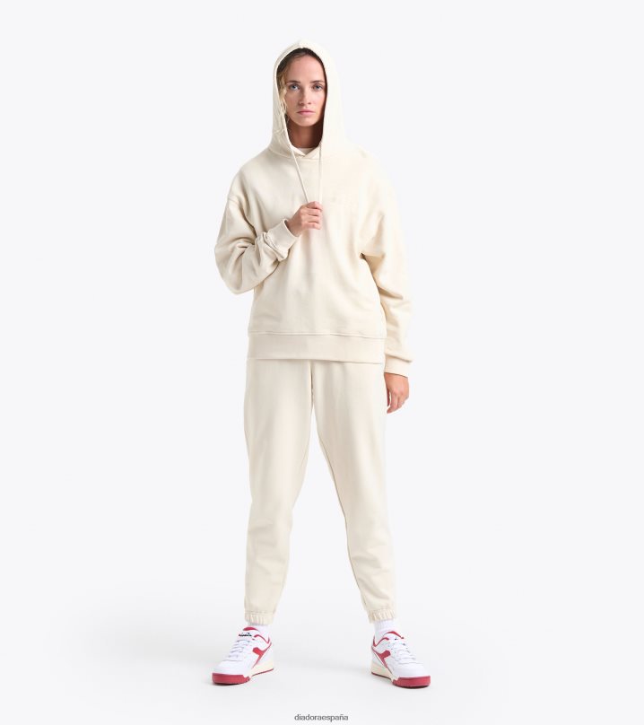 sudadera con capucha logo spw 8T8H4Z267 cisne blanco hombres Diadora vestir