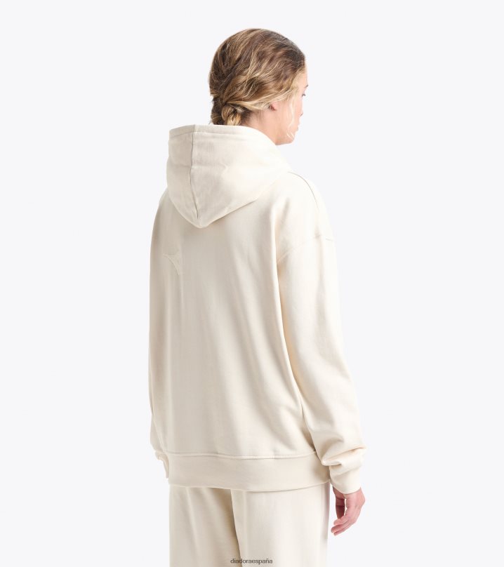 sudadera con capucha logo spw 8T8H4Z267 cisne blanco hombres Diadora vestir