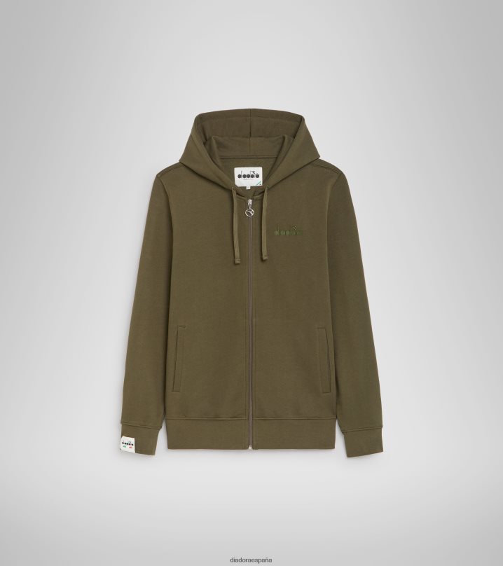 sudadera fz mii 8T8H4Z287 militar verde hombres Diadora vestir