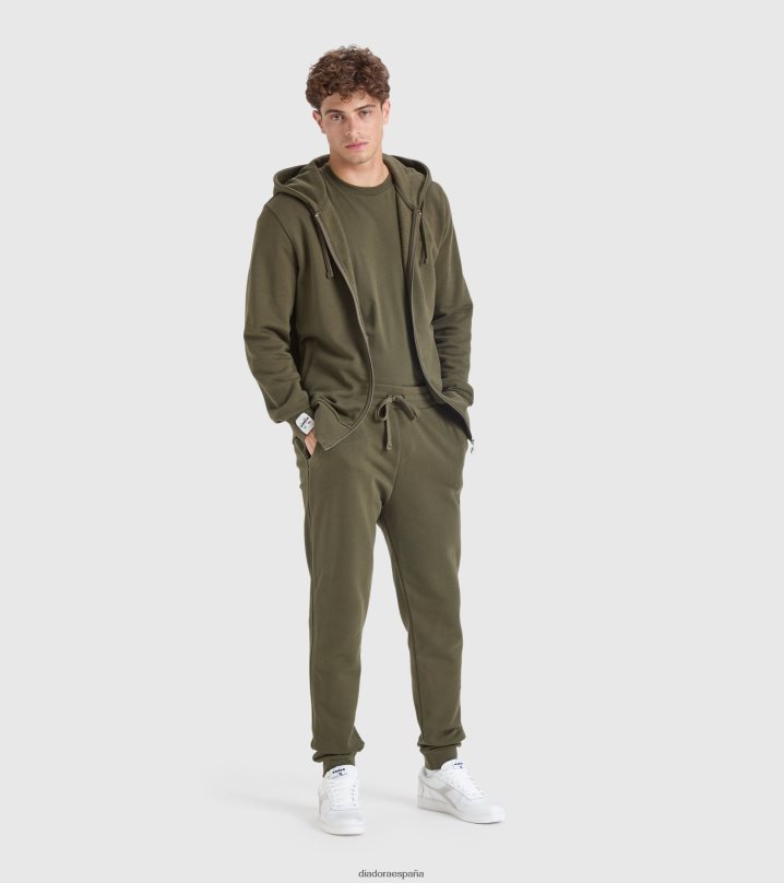 sudadera fz mii 8T8H4Z287 militar verde hombres Diadora vestir