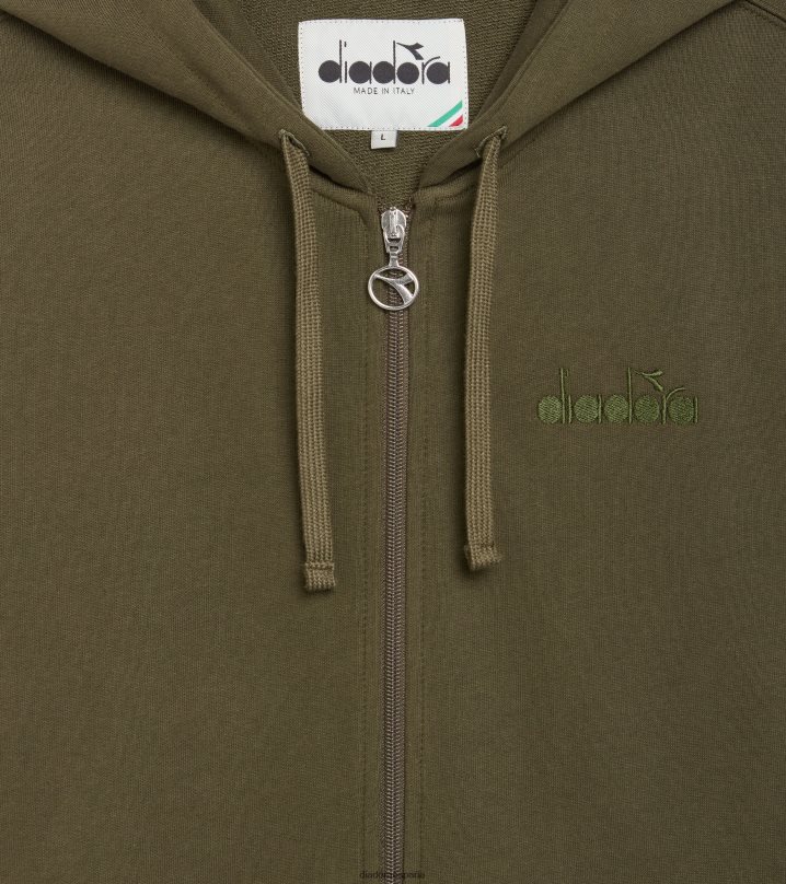 sudadera fz mii 8T8H4Z287 militar verde hombres Diadora vestir