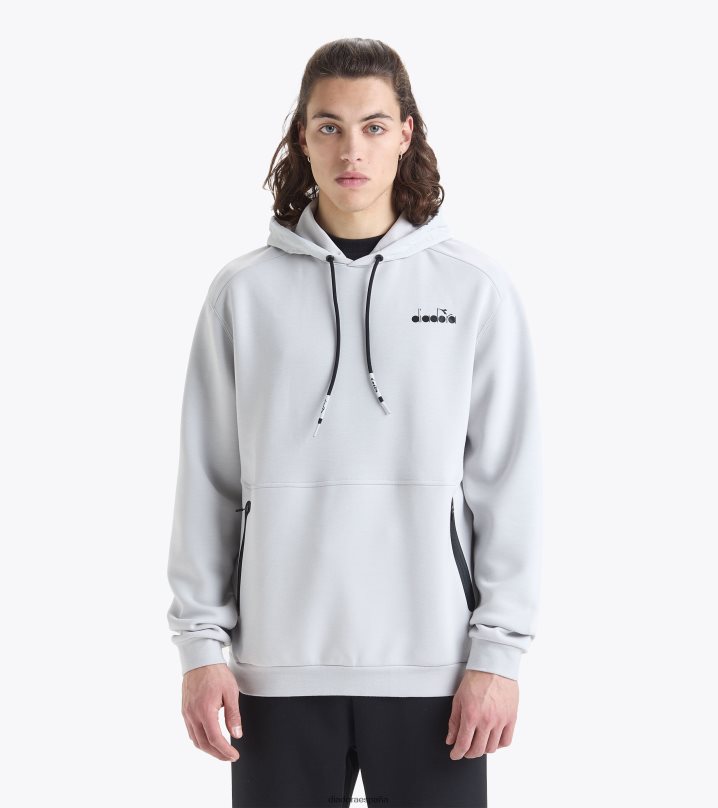 urbanidad con capucha 8T8H4Z146 roca gris hombres Diadora vestir