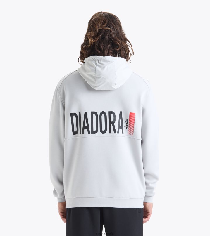 urbanidad con capucha 8T8H4Z146 roca gris hombres Diadora vestir