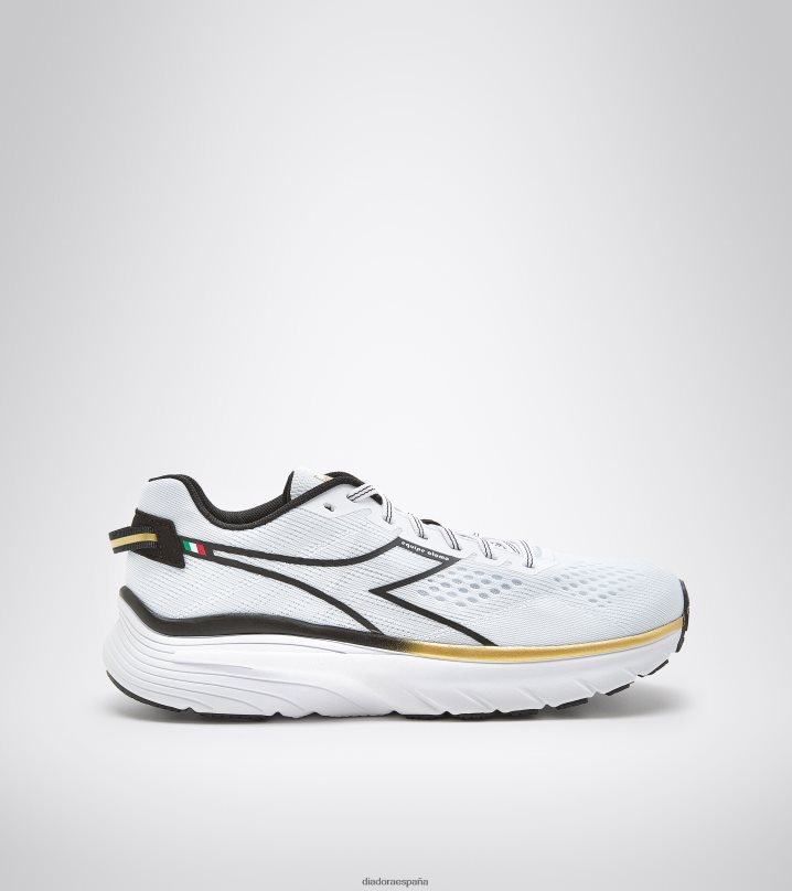 equipar atomo 8T8H4Z96 blanco/dorado/negro hombres Diadora zapatos