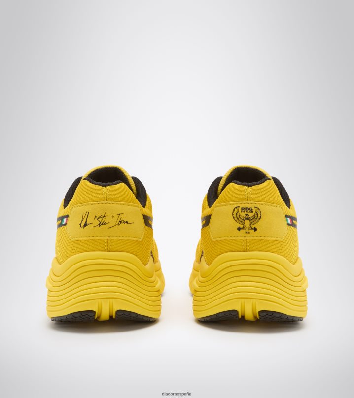 equipar atomo stic 8T8H4Z94 amarillo/negro hombres Diadora zapatos