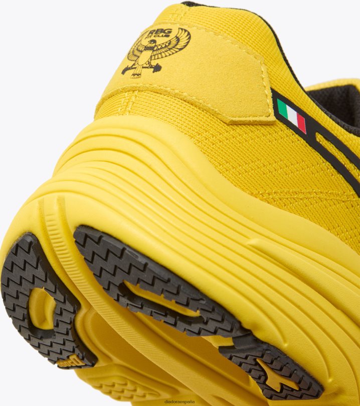 equipar atomo stic 8T8H4Z94 amarillo/negro hombres Diadora zapatos