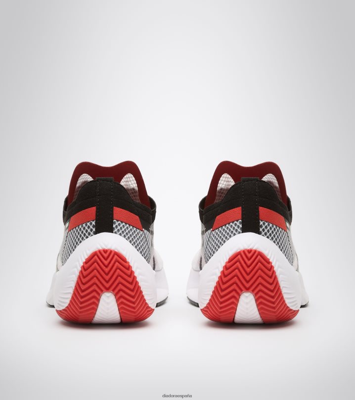 equipar corsa 2 8T8H4Z129 blanco/negro/rojo fuego hombres Diadora zapatos