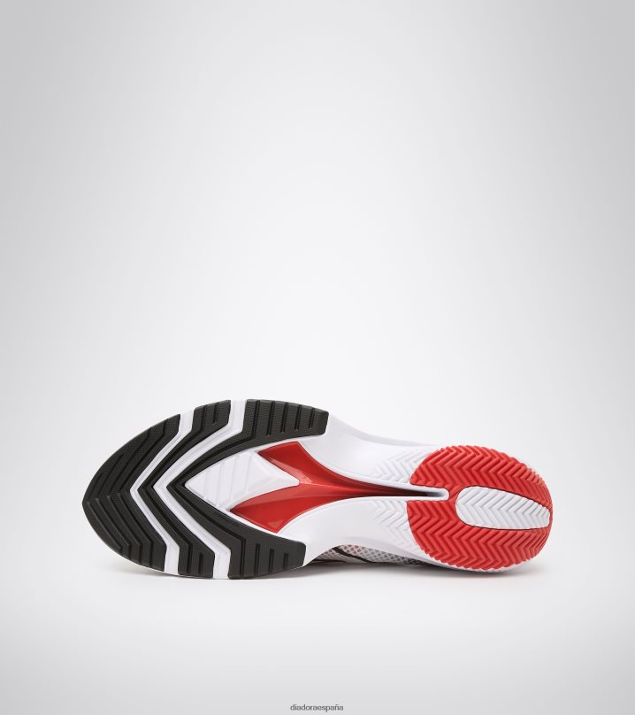 equipar corsa 2 8T8H4Z129 blanco/negro/rojo fuego hombres Diadora zapatos