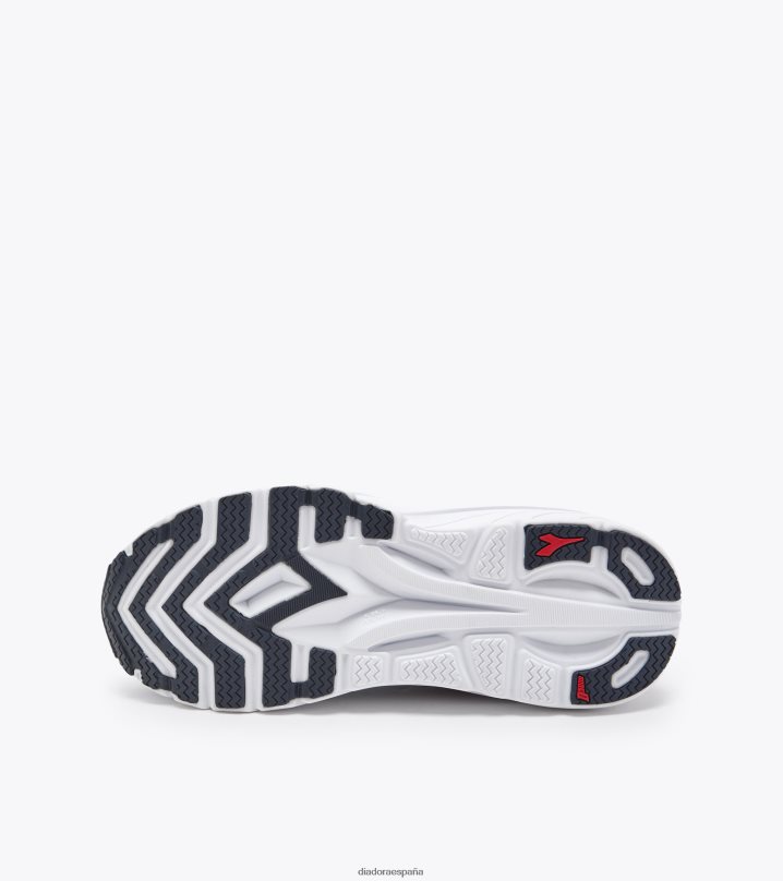 equipar el núcleo 8T8H4Z128 blanco/rojo fuego hombres Diadora zapatos