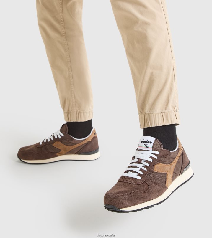 gamuza camaro 8T8H4Z232 java/piel de castor hombres Diadora zapatos