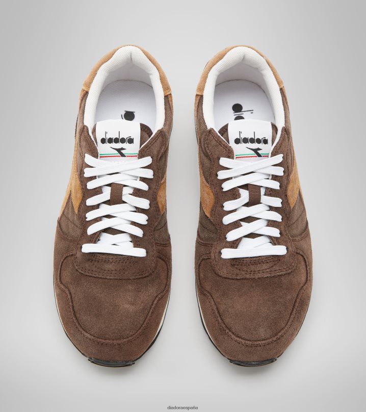 gamuza camaro 8T8H4Z232 java/piel de castor hombres Diadora zapatos