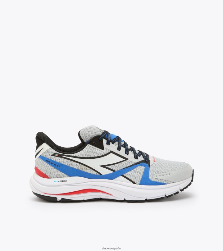 mitos blushield 8 vórtice 8T8H4Z115 plata dd/blanco/negro hombres Diadora zapatos