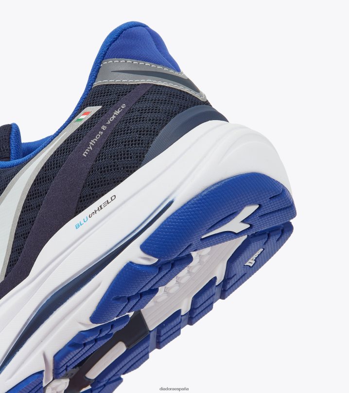mitos blushield 8 vórtice 8T8H4Z116 corsario azul/blanco hombres Diadora zapatos