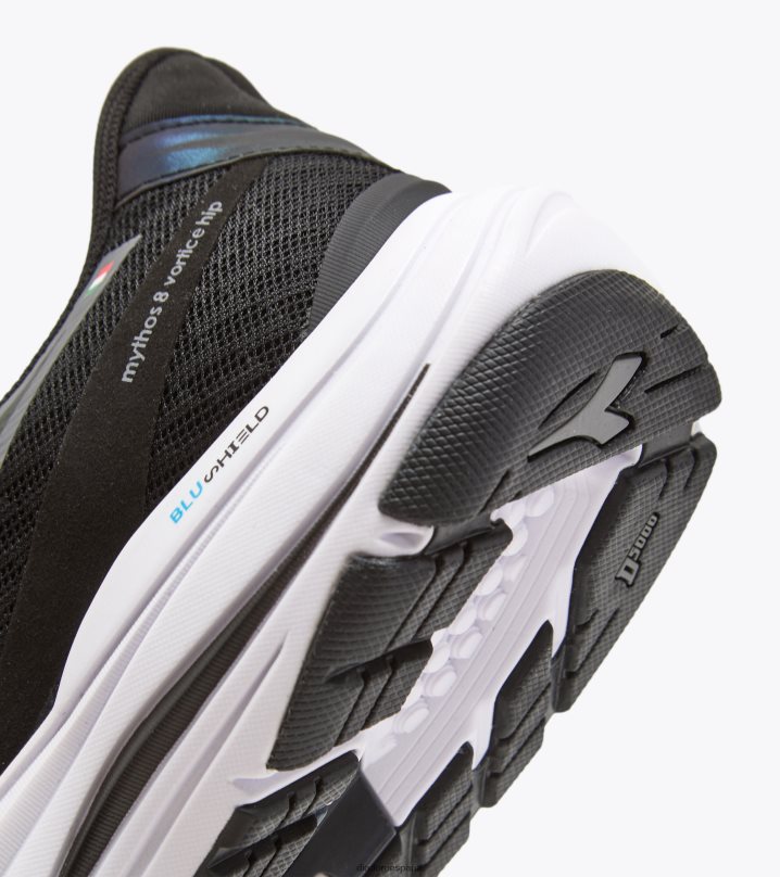 mitos blushield 8 vórtice cadera 8T8H4Z125 negro/blanco (c7406) hombres Diadora zapatos