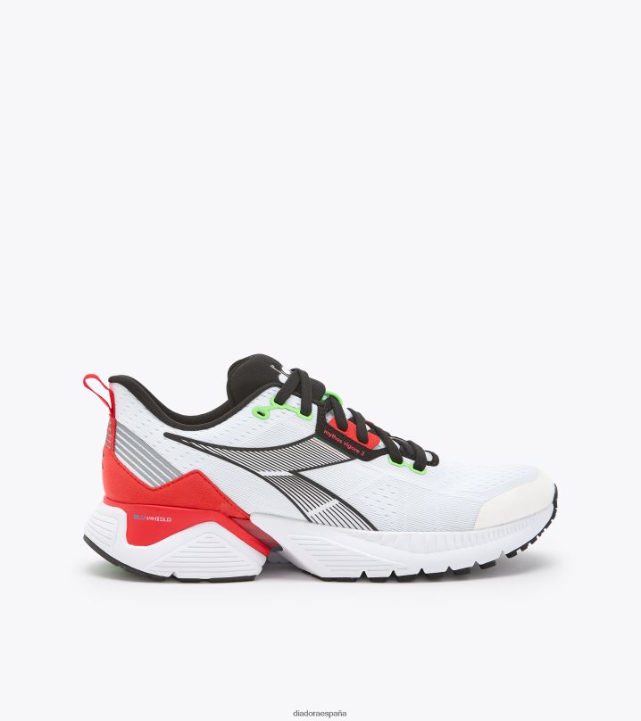 mitos blushield vigore 2 8T8H4Z108 blanco/negro/rojo fuego hombres Diadora zapatos