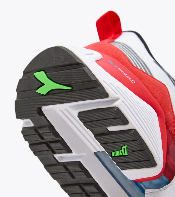 mitos blushield vigore 2 8T8H4Z108 blanco/negro/rojo fuego hombres Diadora zapatos